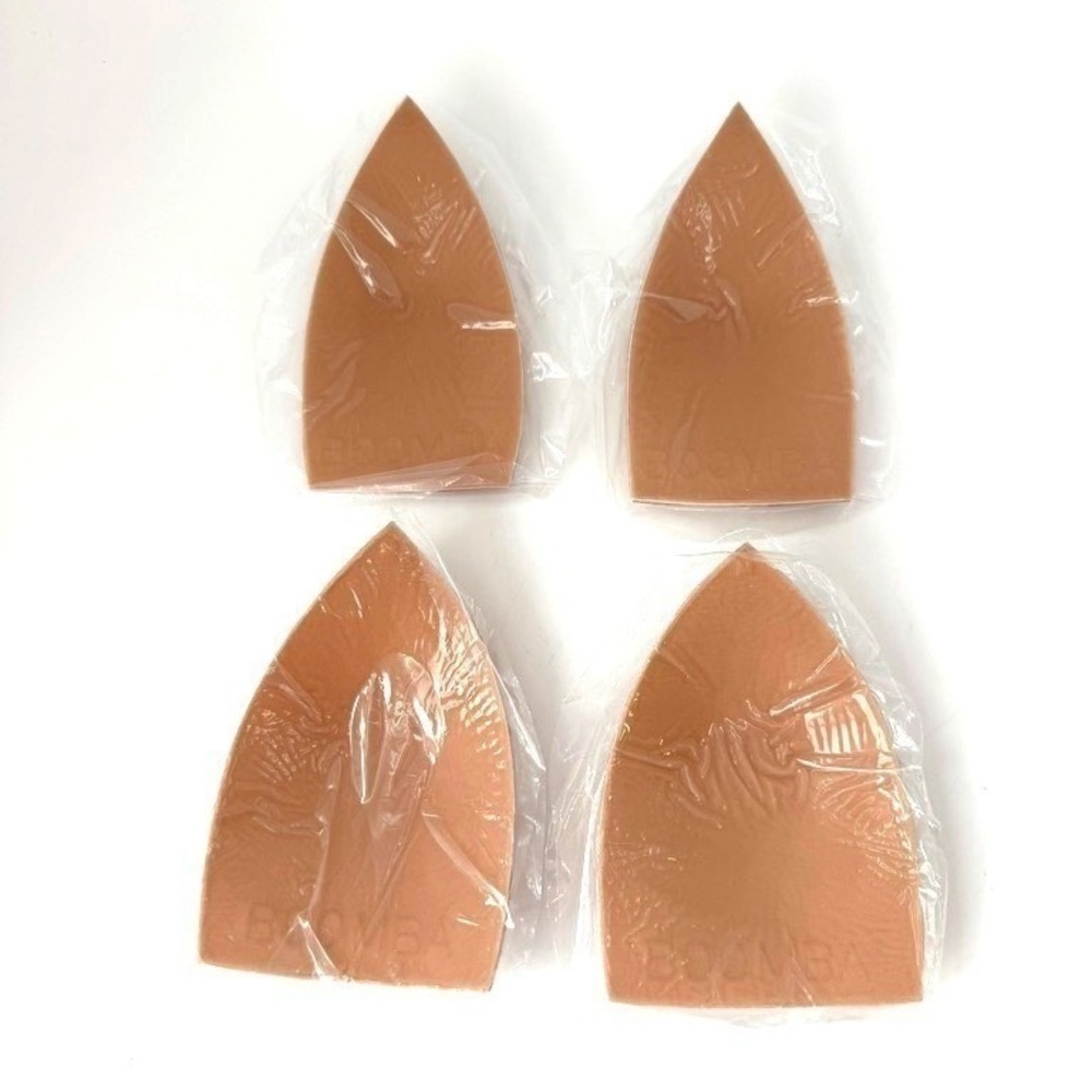 BOOMBA Micro Lift Inserts Beige Small 2 Pairs Bikini Adhesive Bra Pads NEW, OPEN - Picture 2 of 5
